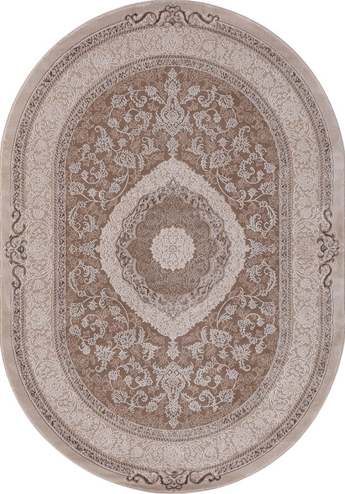 Ковер 03874B - BROWN / BROWN - Овал - коллекция ARMINA