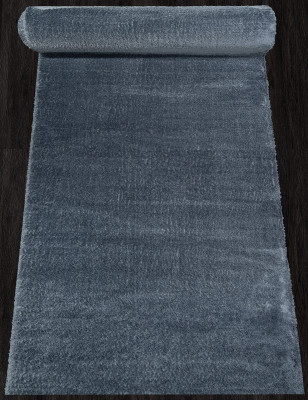 Ковер 43 - Аквамарин - Дорожка - коллекция Шегги Микрофибра