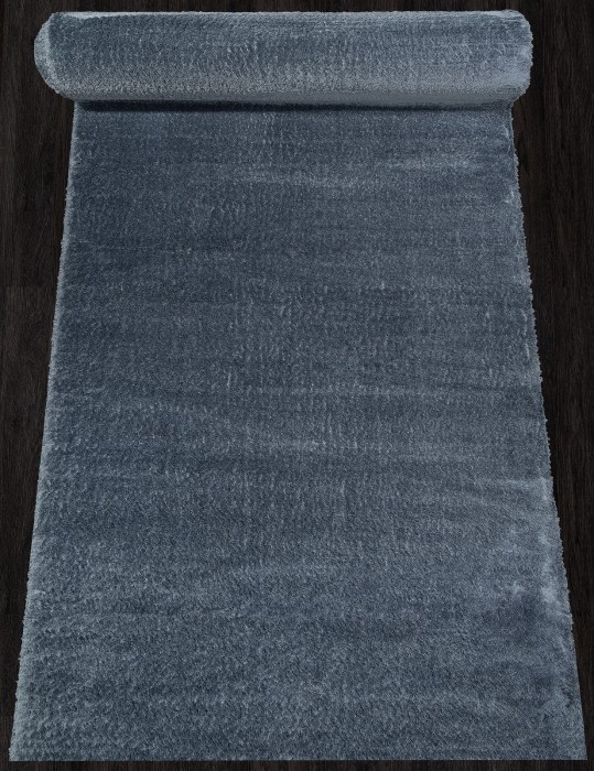 Ковер 43 - Аквамарин - Дорожка - коллекция Шегги Микрофибра