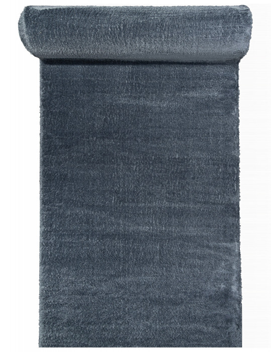 Ковер 43 - Аквамарин - Дорожка - коллекция Шегги Микрофибра