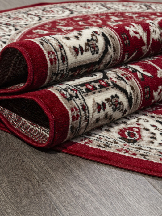 Ковер D409 - RED - Овал - коллекция GAVANA