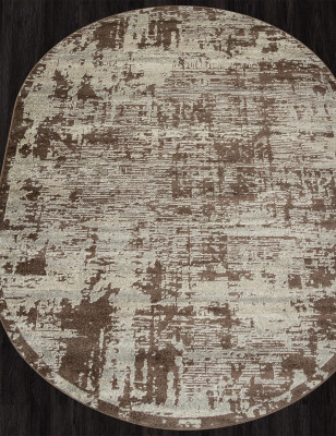 Ковер F303 - BEIGE-BROWN - Овал - коллекция TORNADO