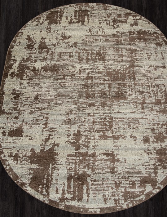 Ковер F303 - BEIGE-BROWN - Овал - коллекция TORNADO