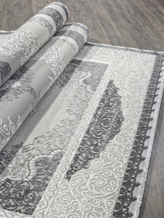 Ковер GL074G - GREY / GREY - Прямоугольник - коллекция NENSI