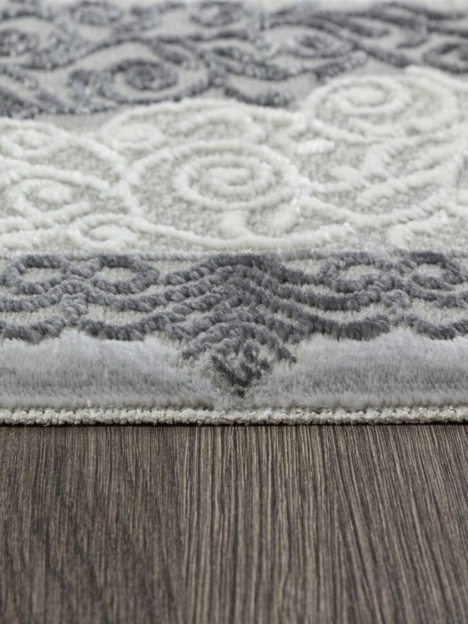 Ковер GL074G - GREY / GREY - Прямоугольник - коллекция NENSI