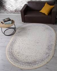 Ковер JASMINE ( ЖАСМИН ) 35831Z - CREAM / L.GREY ( Овал )