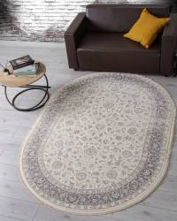 Ковер JASMINE ( ЖАСМИН ) 35831Z - CREAM / L.GREY ( Овал )