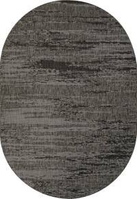 Ковер KAIR ( КАИР) S143 - BLACK-GRAY ( Овал )