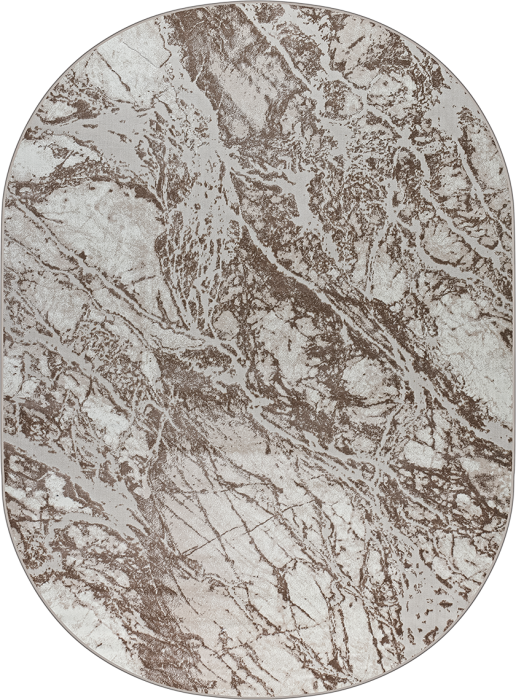 Ковер 38113A oval BEIGE / D.BEIGE