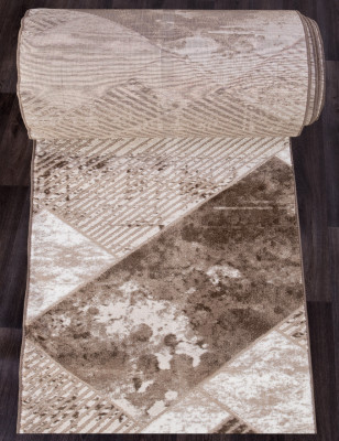 Ковер 5024A - VIZON COKEN / BROWN - Дорожка - коллекция MARDAN