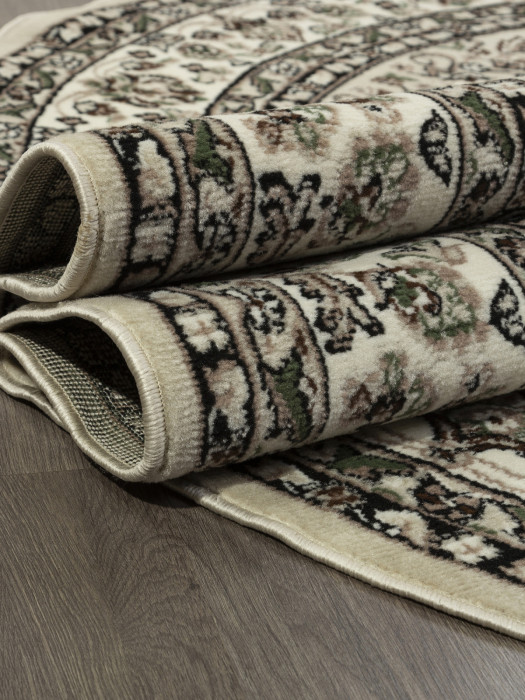 Ковер D411 - BEIGE - Овал - коллекция GAVANA