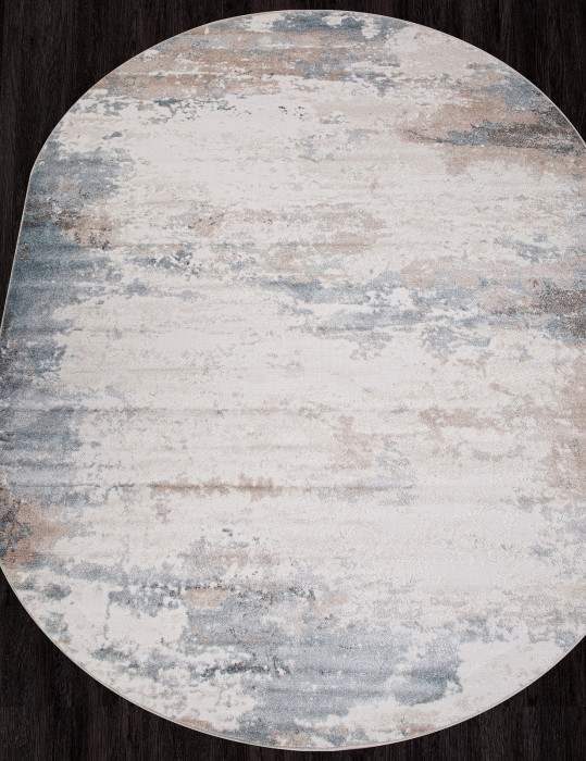 Ковер D994 - BEIGE-BLUE - Овал - коллекция NATUREL
