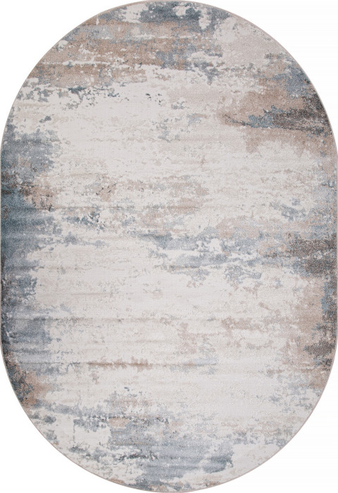 Ковер D994 - BEIGE-BLUE - Овал - коллекция NATUREL