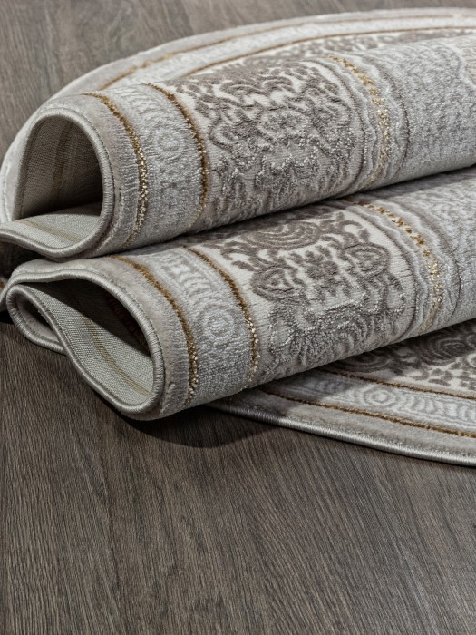 Ковер GL090E - BROWN / BROWN - Овал - коллекция NENSI