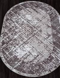 Ковер SILVER ( СИЛЬВЕР ) F391 - GRAY ( Овал )