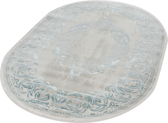 Ковер 36567A oval BLUE / BLUE