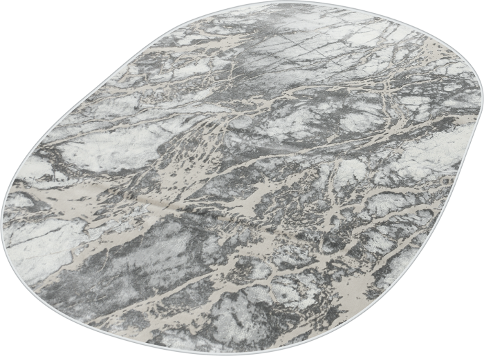 Ковер 38113A oval GREY / L.GREY