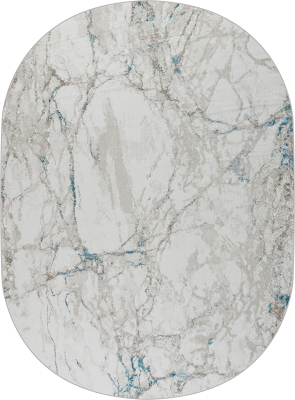 Ковер 38896A oval BLUE FLS / BEIGE FLS