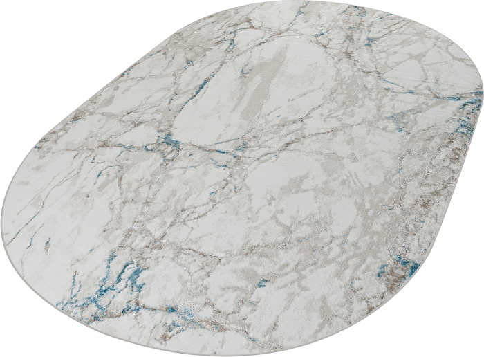 Ковер 38896A oval BLUE FLS / BEIGE FLS