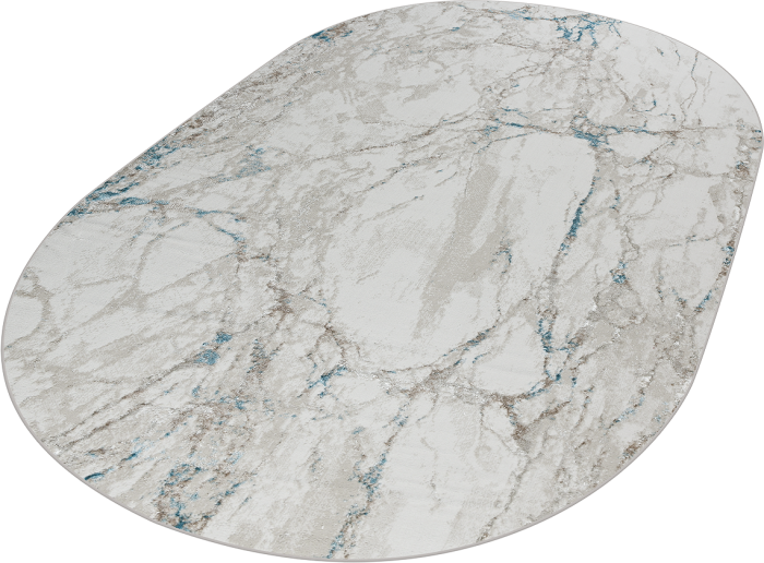 Ковер 38896A oval BLUE FLS / BEIGE FLS