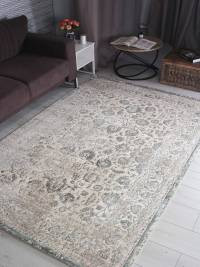 Ковер LILY ( ЛИЛИ ) 8504A - S.WHITE / P.GREEN