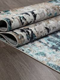 Ковер PARADIZE ( ПАРАДИЗ ) 01634A - GREY / TURQUOISE