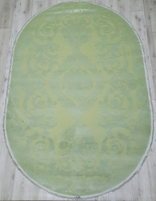 Ковер 36282E oval GREEN / GREEN