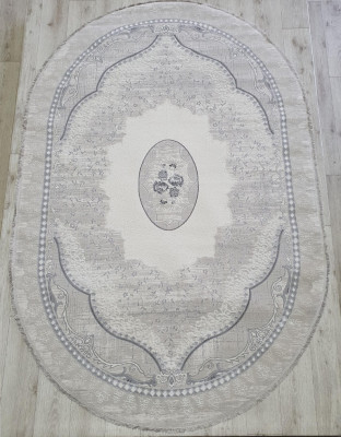 Ковер 36548A oval GREY / GREY