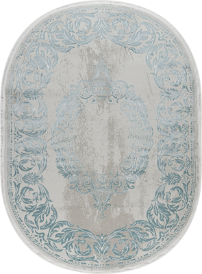 Ковер 36567A oval BLUE / L.BEIGE