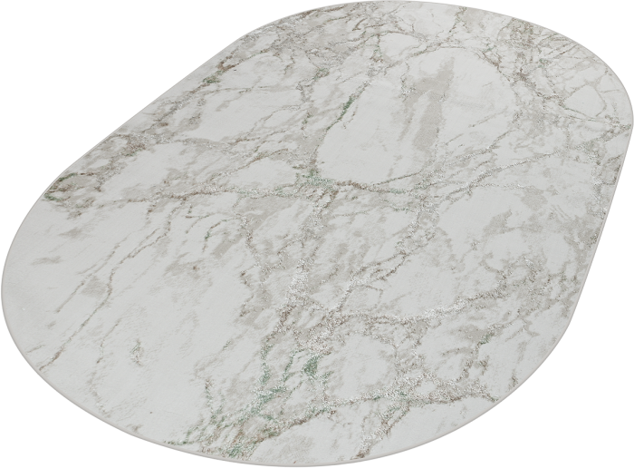 Ковер 38896A oval GREEN FLS / BEIGE CK