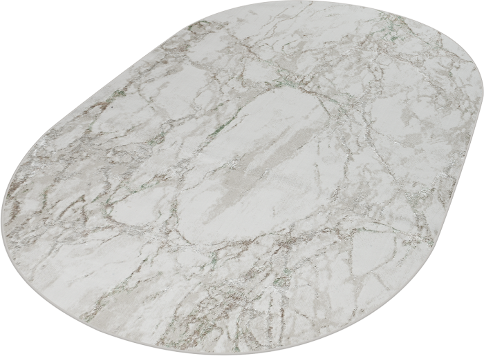 Ковер 38896A oval GREEN FLS / BEIGE CK