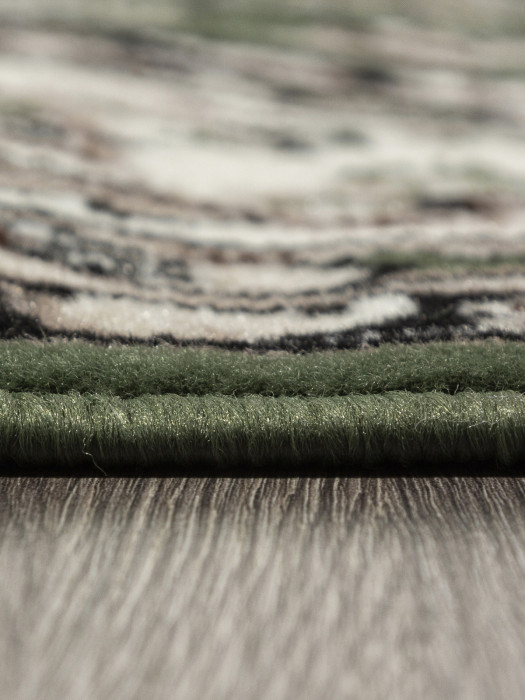 Ковер D411 - GREEN - Овал - коллекция GAVANA