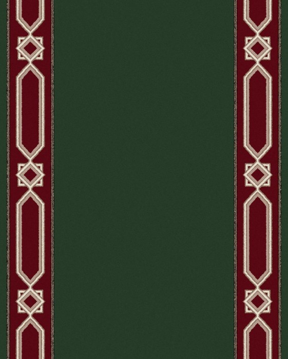 Ковер F573 - GREEN - Дорожка - коллекция ETALON