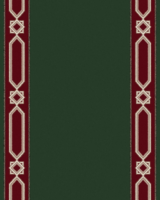 Ковер F573 - GREEN - Дорожка - коллекция ETALON