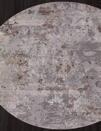 Ковер ARMINA ( АРМИНА ) 03851C - GREY / BROWN ( Круг )