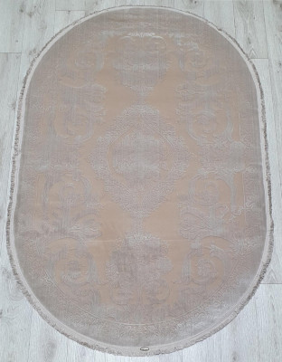 Ковер 36282E oval L.BEIGE / L.BEIGE