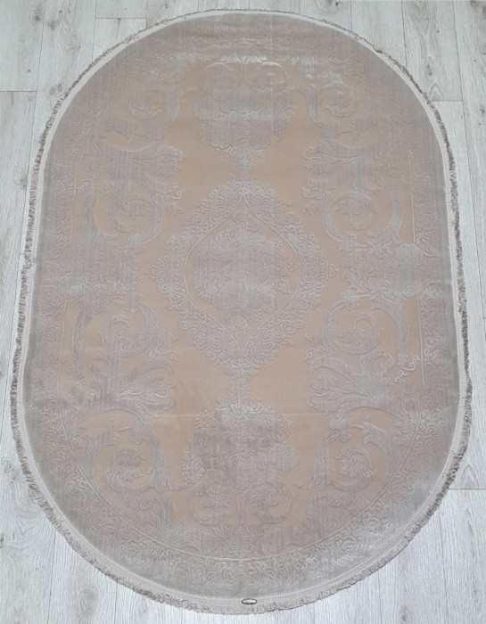 Ковер 36282E oval L.BEIGE / L.BEIGE