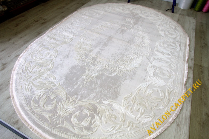 Ковер 36567A oval CREAM / CREAM