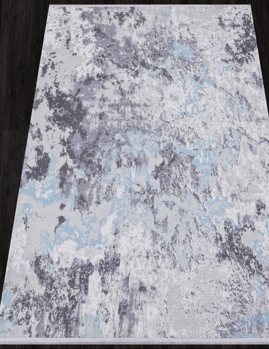 Ковер AB071A - GREY / BLUE - Прямоугольник - коллекция LOTUS