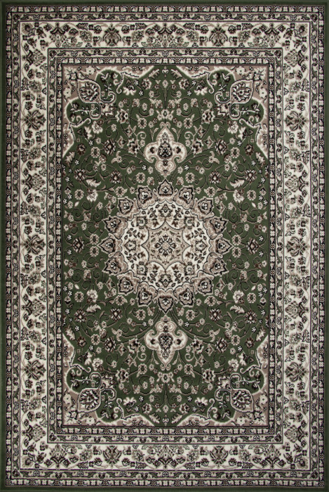 Ковер D411 - GREEN - Прямоугольник - коллекция GAVANA