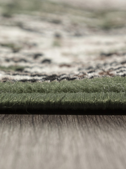 Ковер D411 - GREEN - Прямоугольник - коллекция GAVANA