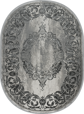Ковер 36567A oval GREY / GREY