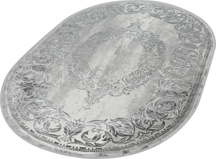 Ковер 36567A oval GREY / GREY