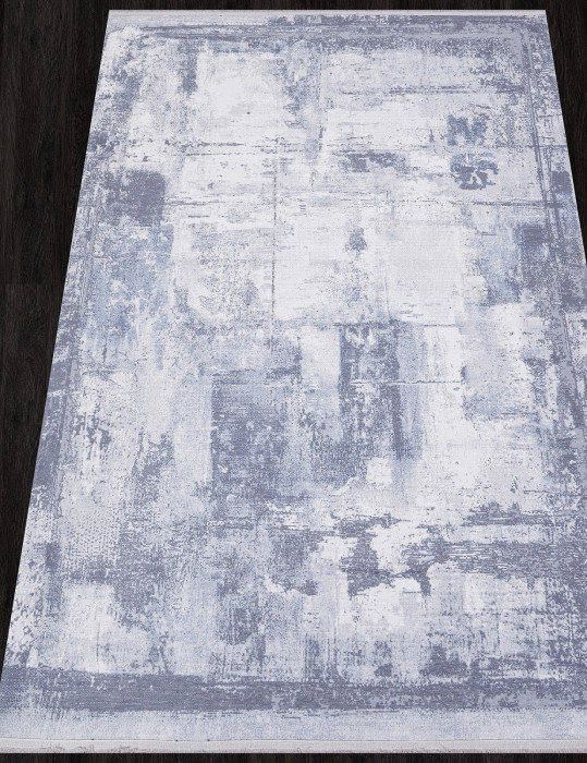 Ковер AB074A - GREY / BLUE - Прямоугольник - коллекция LOTUS