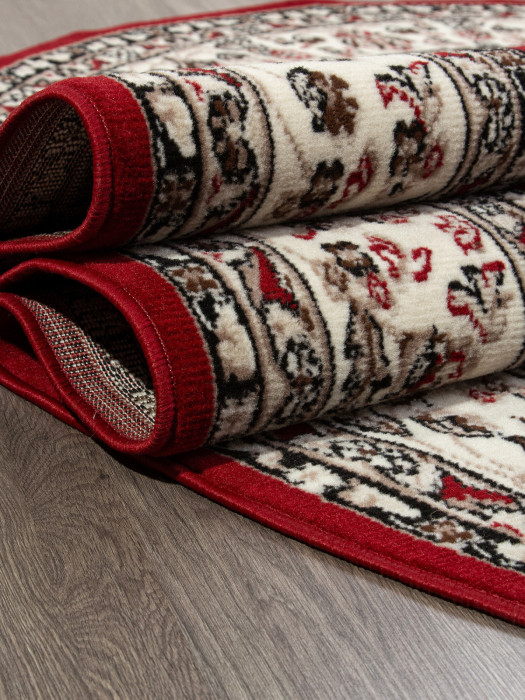 Ковер D411 - RED - Овал - коллекция GAVANA