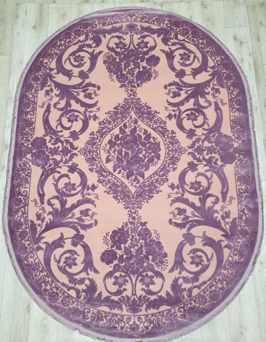 Ковер 36282E oval LILA/LILA