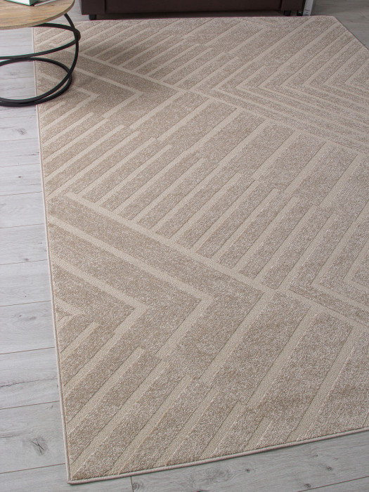 Ковер F438 - LIGHT BEIGE - Прямоугольник - коллекция DIOS