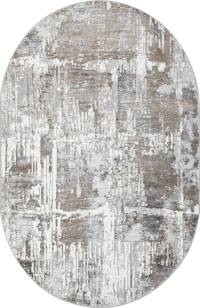 Ковер PARADIZE ( ПАРАДИЗ ) 06735B - CREAM HB / GREY ( Овал )