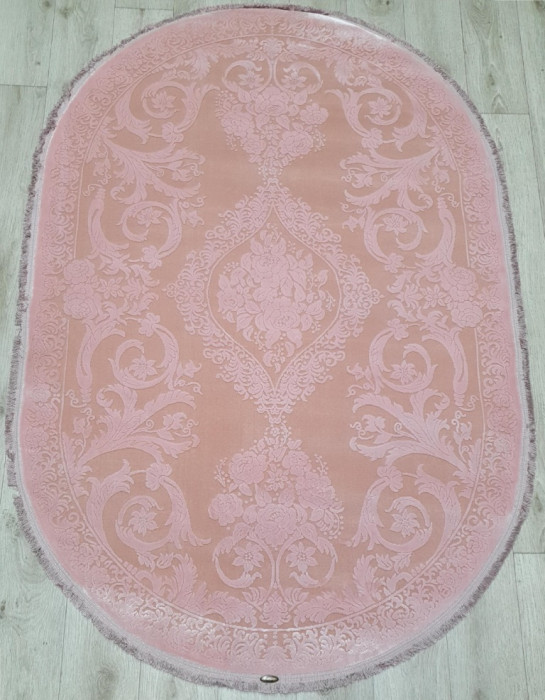Ковер 36282E oval PINK / PINK