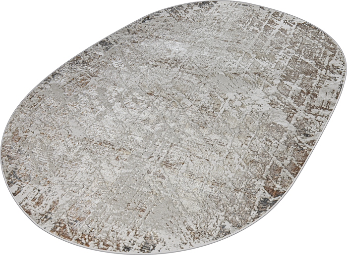Ковер 38551A oval GREY FLS / CREAM FLS